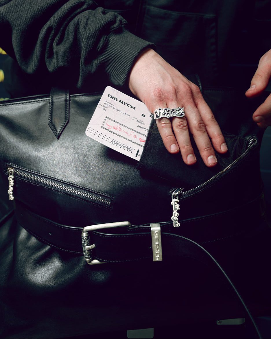 CHROME BELT BAG