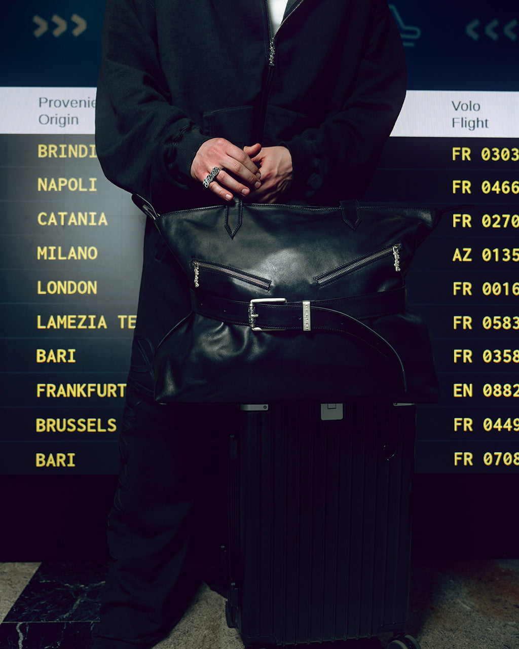CHROME BELT BAG