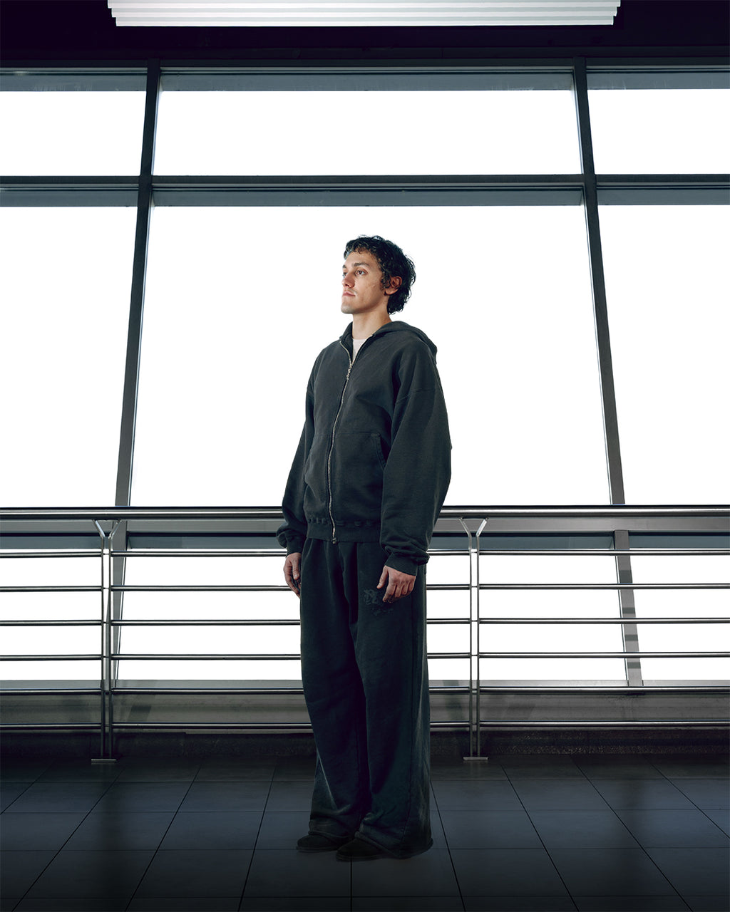 SWEATPANTS LASER GRAPHITE