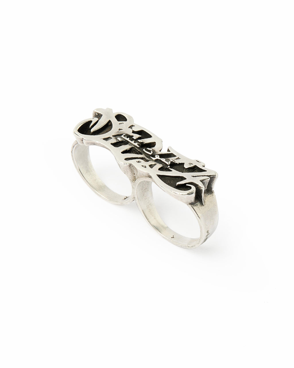 DOUBLE SILVER RING